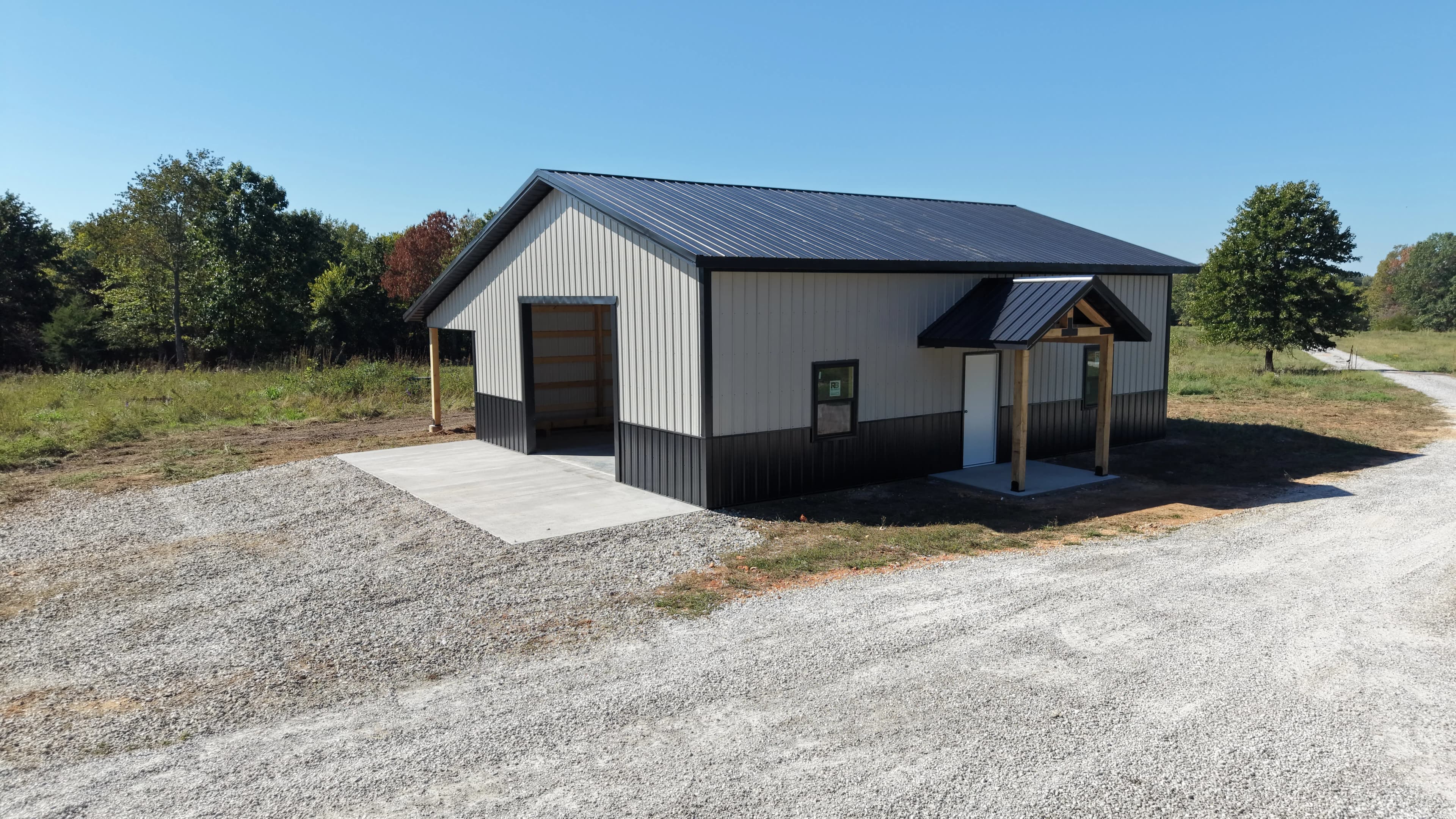 Project 30x40 Custom Shop Build with Lean-To and Concrete Approach image